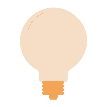 light bulb light eco zero wast safe save icon element vector illustrationのイラスト素材