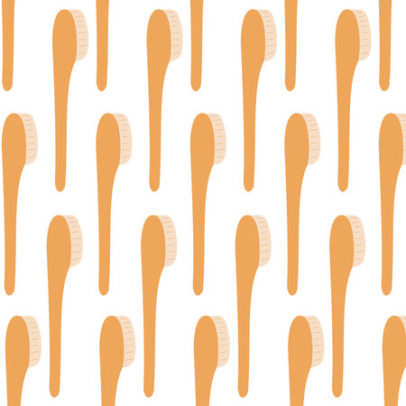 toothbrush eco textile wooden teeth icon vectorのイラスト素材