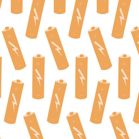 battery rechargeable eco bio pattern zero wasteのイラスト素材