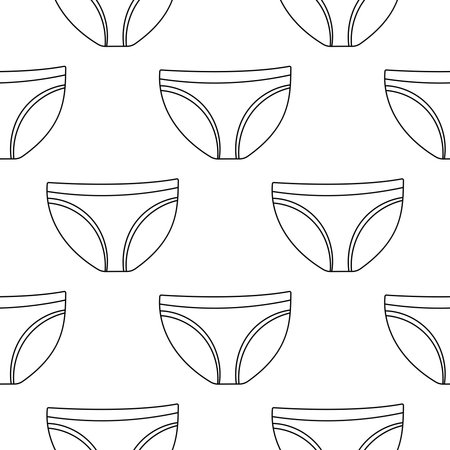 menstrual panties pink reusable eco pattern line woman vector illustrationのイラスト素材
