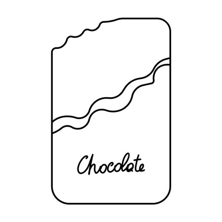 chocolate day tile packaging gift icon lineのイラスト素材