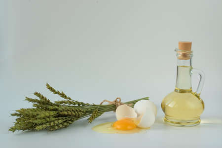Composition of natural products. Cooking products: butter, egg flour