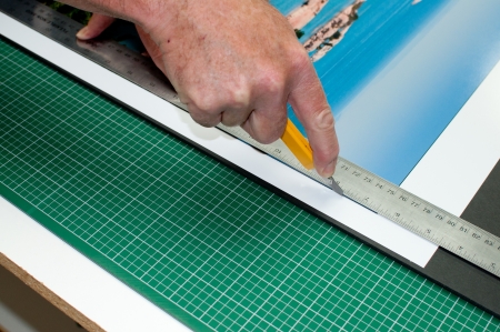 Cutting A Printの写真素材