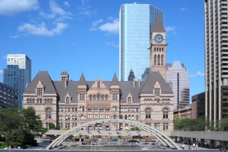 Old Toronto City Hall Towerのeditorial素材