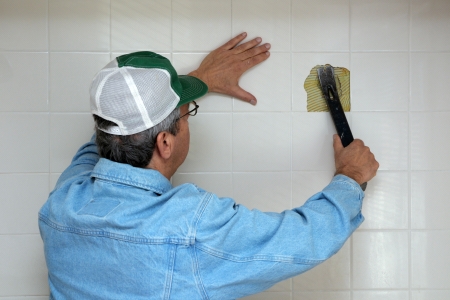 Bathrom renovationの写真素材