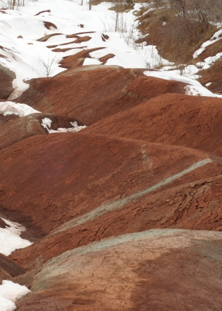 Badlands - in Cheltenham, Ontarioの写真素材