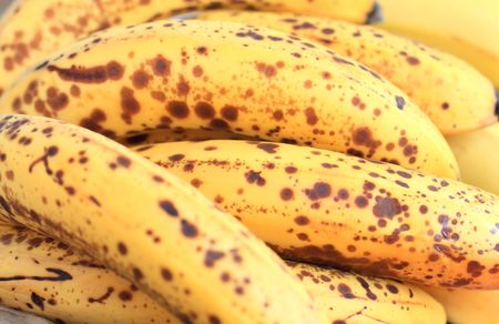 Close up of the bananas for backgroundの写真素材