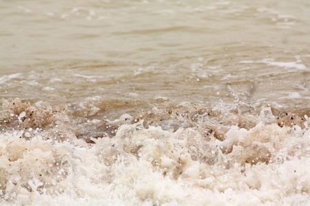 Wave of the winter sea