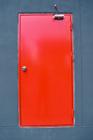 Orange doorの写真素材