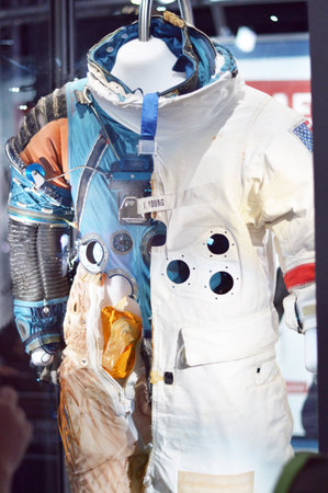 Bangkok,Thailand - JAN 18 -A  spacesuit, on Jan 18, 2015 in Bangkok Convention...