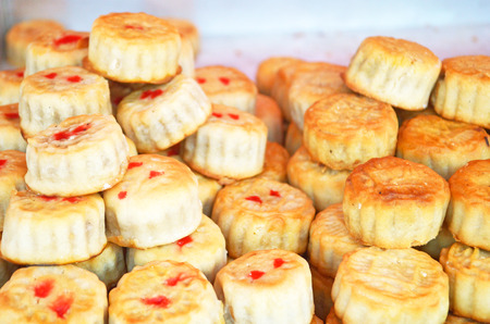 Mini mooncakeの写真素材