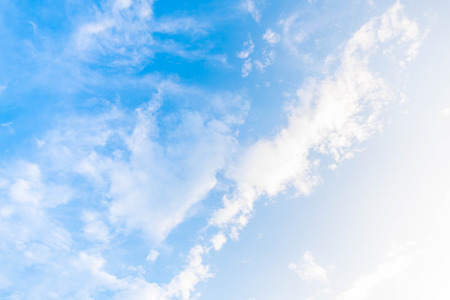Blue sky with cloud.の写真素材