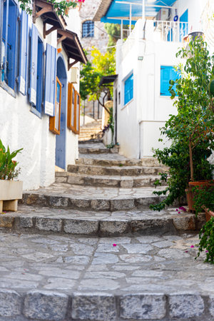 narrow street in the old town, Marmaris, Turkey