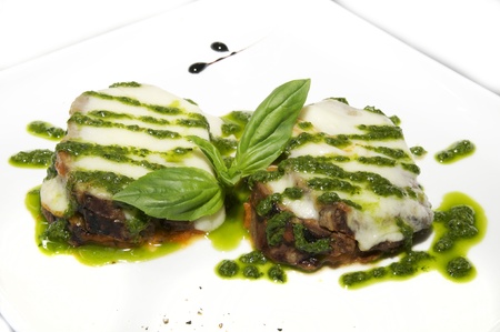 meat baked in cheeseの写真素材