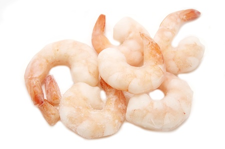 frozen shrimpの写真素材