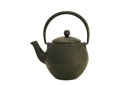 kettle for boiling water on a white backgroundの写真素材