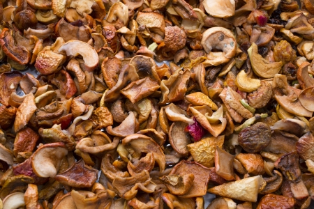 dried fruit apples pears for cooking compoteの写真素材