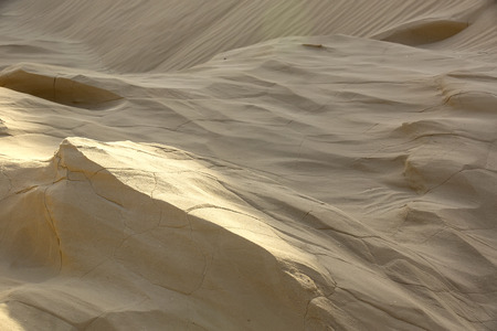 African desert sand dunes of sugar