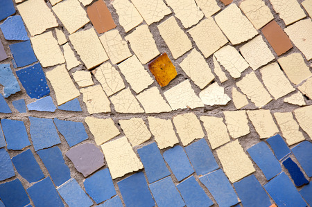 background of mosaic color many items