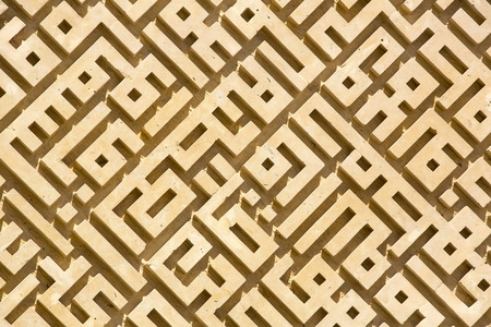 abstract maze of stoneの写真素材