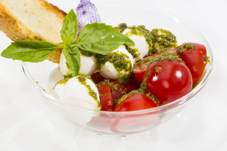 tomato and cheeseの写真素材