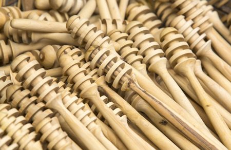 New wooden stick for honey beech wood