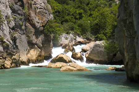 Big Green Canyon Nature Reserve in Turkeyの写真素材
