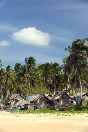 Village squatters fishermen.Philippines Boracay Island.03.02.2015のeditorial素材