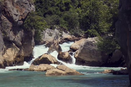 Big Green Canyon Nature Reserve in Turkeyの写真素材