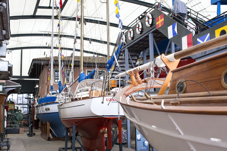 ISTANBUL, TURKEY - 2 APRIL, 2016: Industrial Museum Rahmi Koc Istanbul presents a collection of achievements of the world industryのeditorial素材