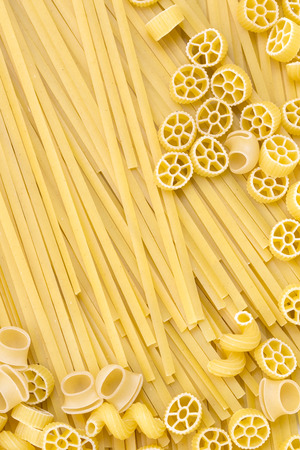 raw pasta background close up macro mealの写真素材