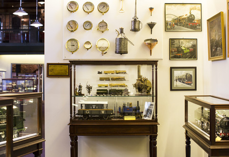 ISTANBUL, TURKEY - JUNE 5, 2016: Industrial Museum Rahmi Koc Istanbul presents a collection of achievements of the world industryのeditorial素材