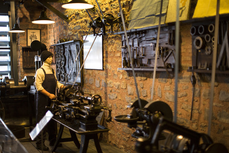 ISTANBUL, TURKEY - JUNE 5, 2016: Industrial Museum Rahmi Koc Istanbul presents a collection of...