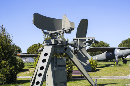 ISTANBUL, TURKEY - 4 APRIL, 2017: Museum of aviation in Istanbul is represented by a large collection of military civil aircraft and also the history of aviation in Turkeyのeditorial素材