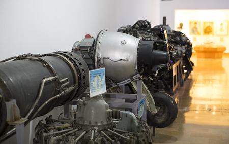 ISTANBUL, TURKEY - 4 APRIL, 2017: Museum of aviation in Istanbul is represented by a large collection of military civil aircraft and also the history of aviation in Turkeyのeditorial素材