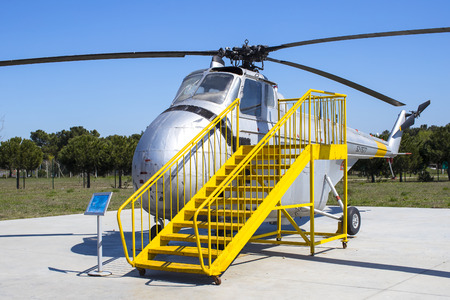 ISTANBUL, TURKEY - 4 APRIL, 2017: Museum of aviation in Istanbul is represented by a large collection of military civil aircraft and also the history of aviation in Turkeyのeditorial素材