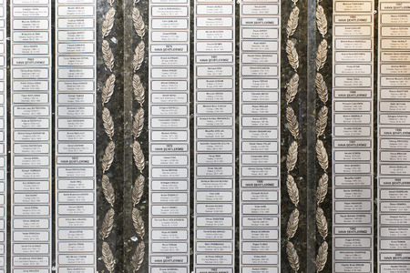 ISTANBUL, TURKEY - 4 APRIL, 2017: Museum of aviation in Istanbul is represented by a large collection of military civil aircraft and also the history of aviation in Turkeyのeditorial素材