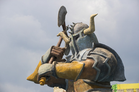 ISTANBUL, TURKEY - 8 APRIL, 2017: Vialand themed entertainment amusement parkのeditorial素材