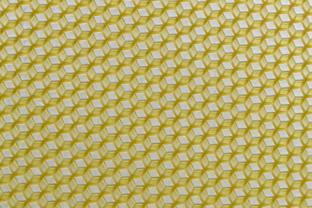 Wax of yellow empty beesax shot closeup
