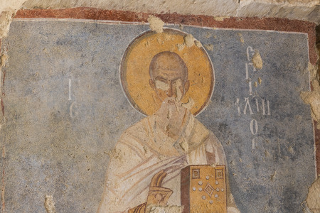 Elements of church architecture Nicholas in Demre, Turkeyのeditorial素材
