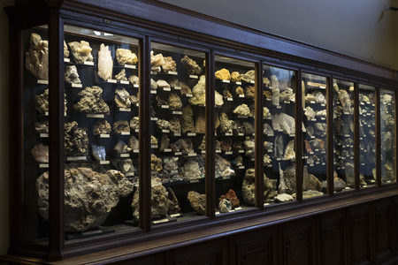 VIENNA, AUSTRIA 23 AUGUST 2017,: Exhibits and expositions in the Museum of Natural History, Vienna.のeditorial素材