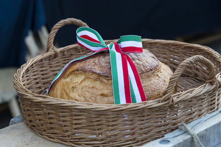 BUDAPEST, HUNGARY - 20 AUGUST 2017: Traditional folk fair in honor of St. Istvan and the first hlet in Hungary with folk craftsmen.Budapest. Hungaryのeditorial素材