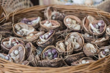 BUDAPEST, HUNGARY - 20 AUGUST 2017: Traditional folk fair in honor of St. Istvan and the first hlet in Hungary with folk craftsmen.Budapest. Hungaryのeditorial素材