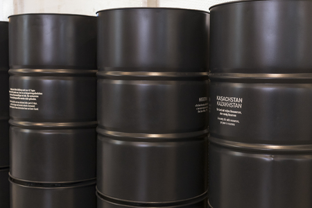 VIENNA, AUSTRIA - 24 AUGUST 2017: The technical museum in Vienna exhibits the production of energy industry machinery.のeditorial素材