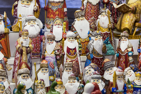 BUDAPEST, HUNGARY - 21 AUGUST 2017: The big central market of Budapest, a place for visiting of tourists for purchases of sausages of a paprika of souvenirs.のeditorial素材