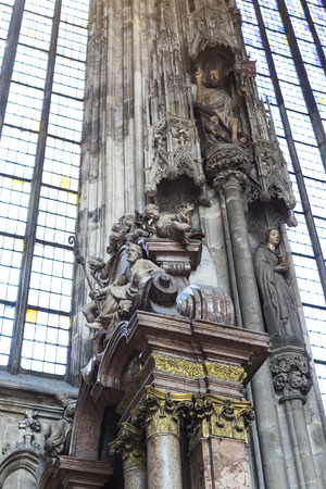 Elements of architecture Stephen in Vienna in Austria.のeditorial素材