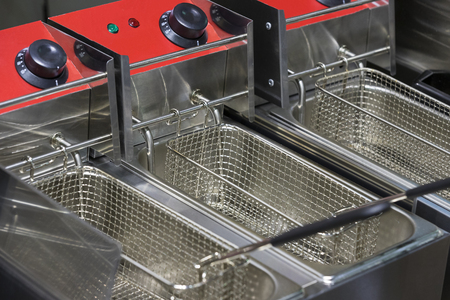 Deep frying surface for cooking in oilの写真素材