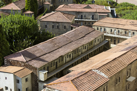 LATRUN, ISRAEL - 23 NOVEMBER 2017: Museum of miniature architectural landmarks of Israel in the open...