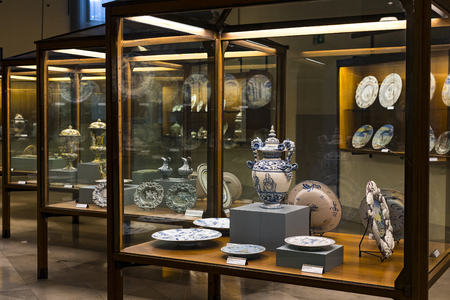 6 JUNE 2018, MILAN, ITALY: The exposition of the luxury belongings of the nobles of Milan is exhibited in the Sforza Castle Museum.のeditorial素材