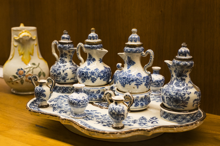 6 JUNE 2018, MILAN, ITALY: The exposition of the luxury belongings of the nobles of Milan is exhibited in the Sforza Castle Museum.のeditorial素材